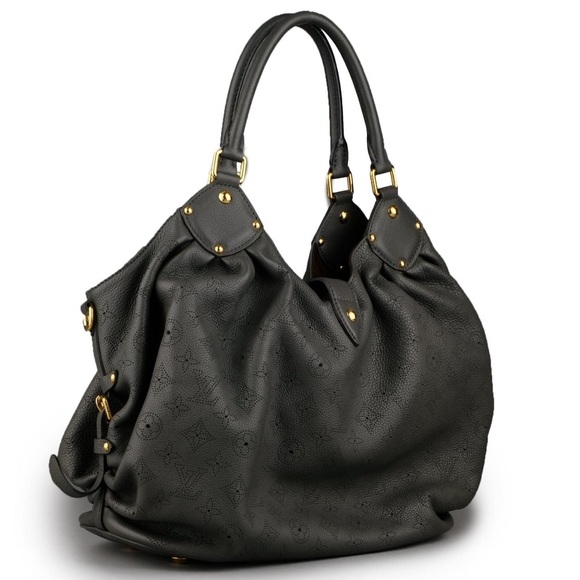 💎 HUGE XXL 💎 RARE GORGEOUS MAHINA LEATHER LOUIS VUITTON HOBO - Picture 5 of 15